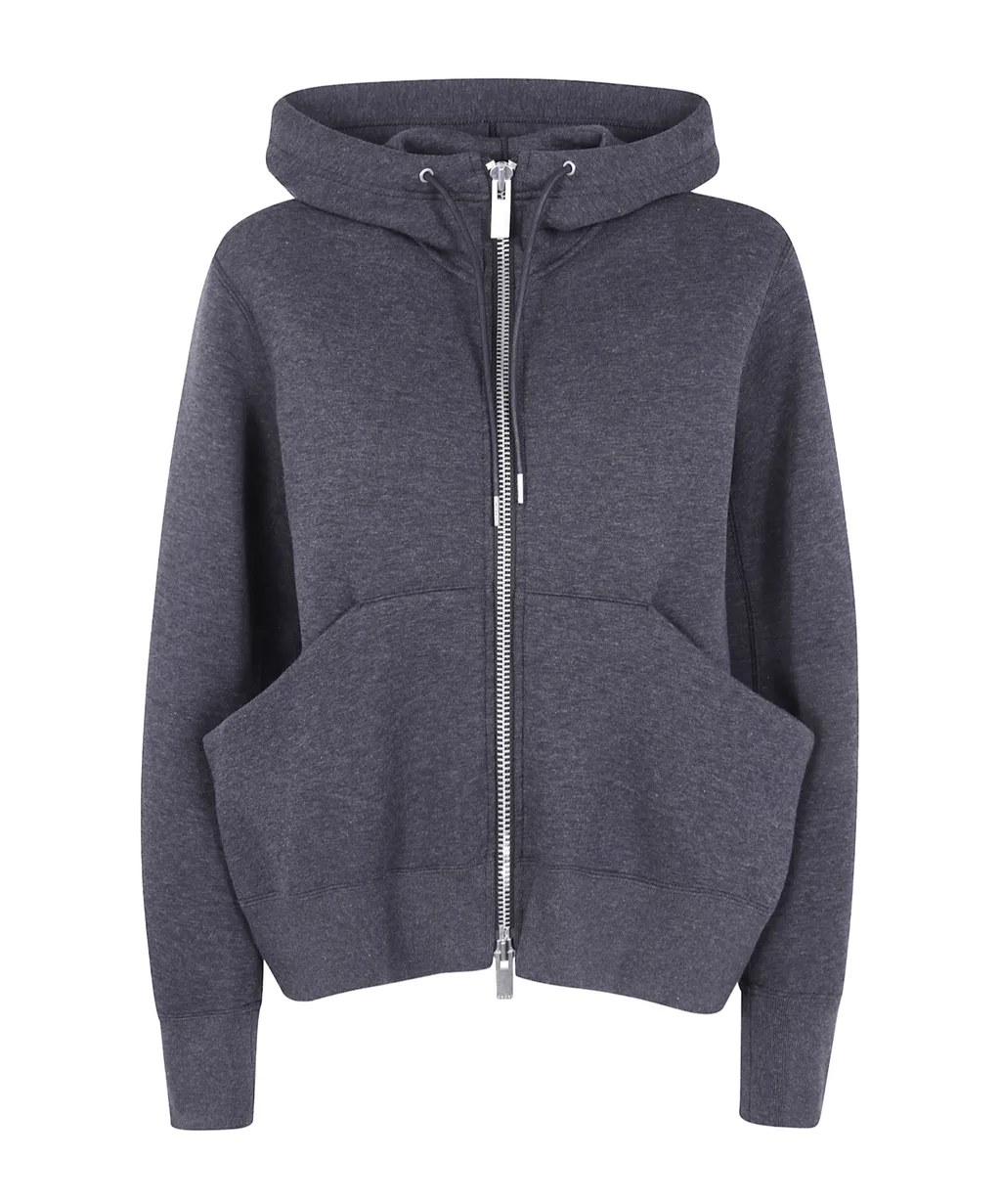 Sponge Hooded Zip-Up Sweatshirt
