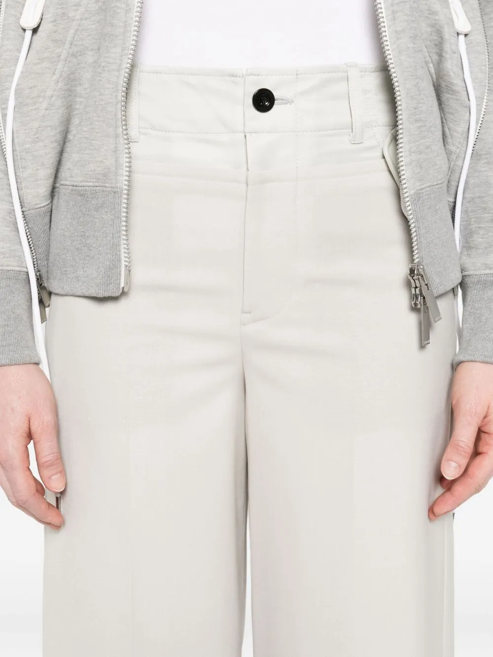 Adjustable-Waist Flap-Pocket Trousers
