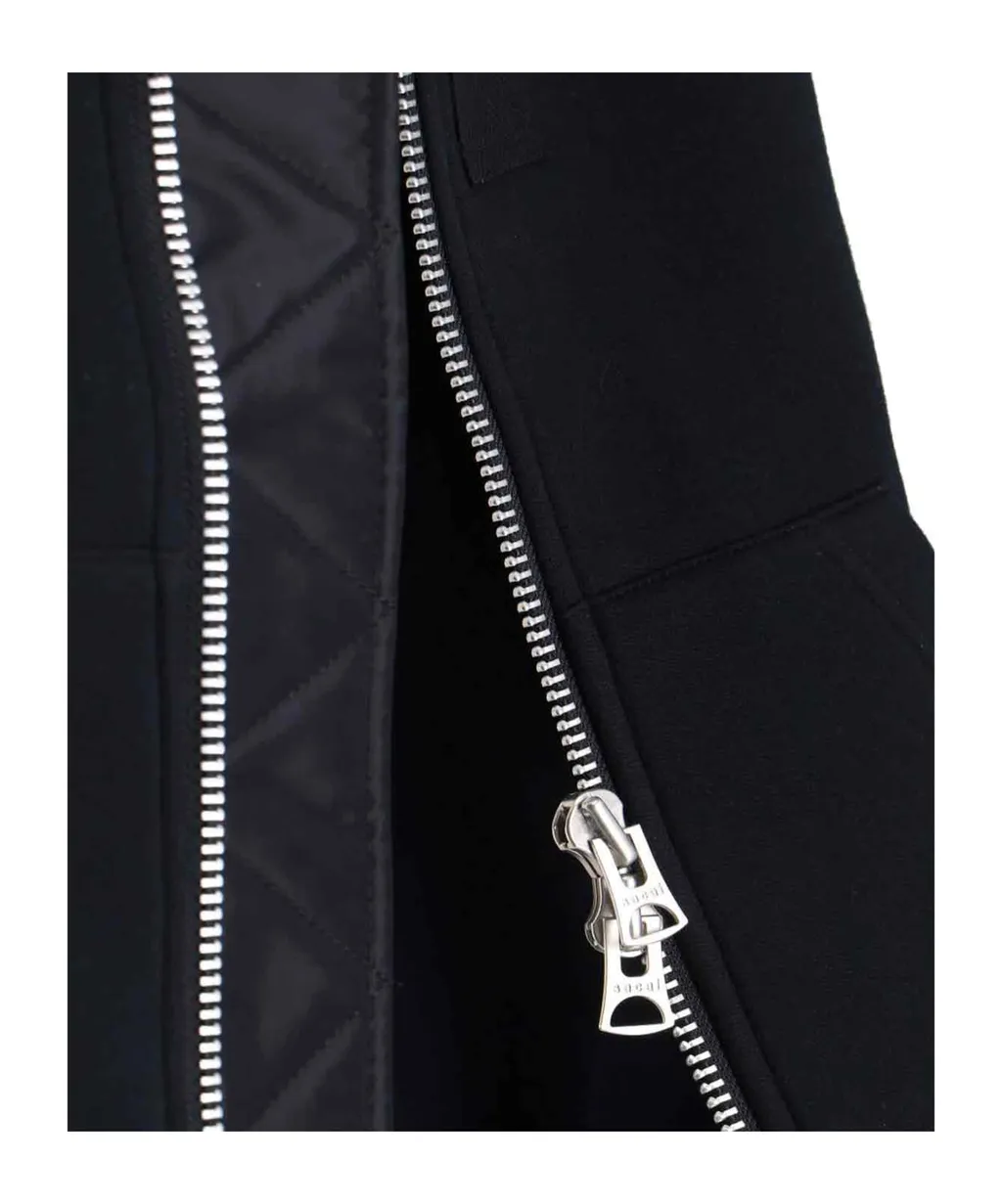 Colour-Block Zip-Up Hooded Jacket