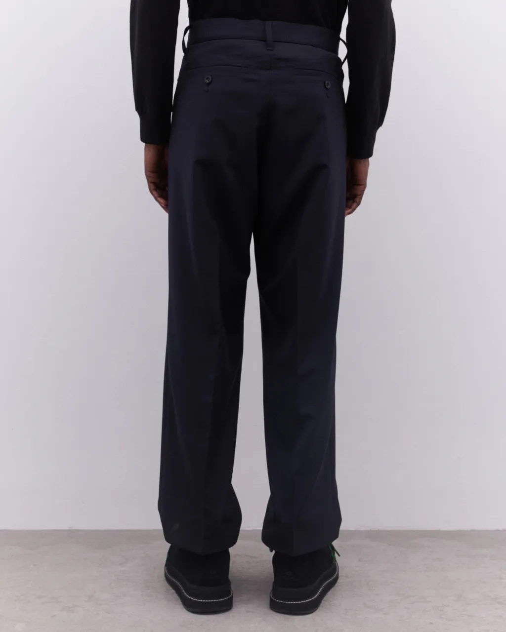 Pleated Belted Trousers