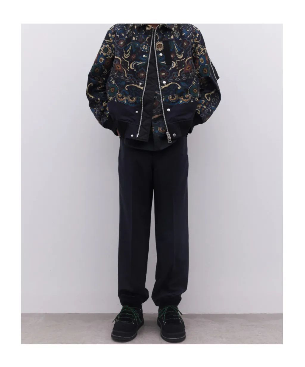 Pleated Belted Trousers