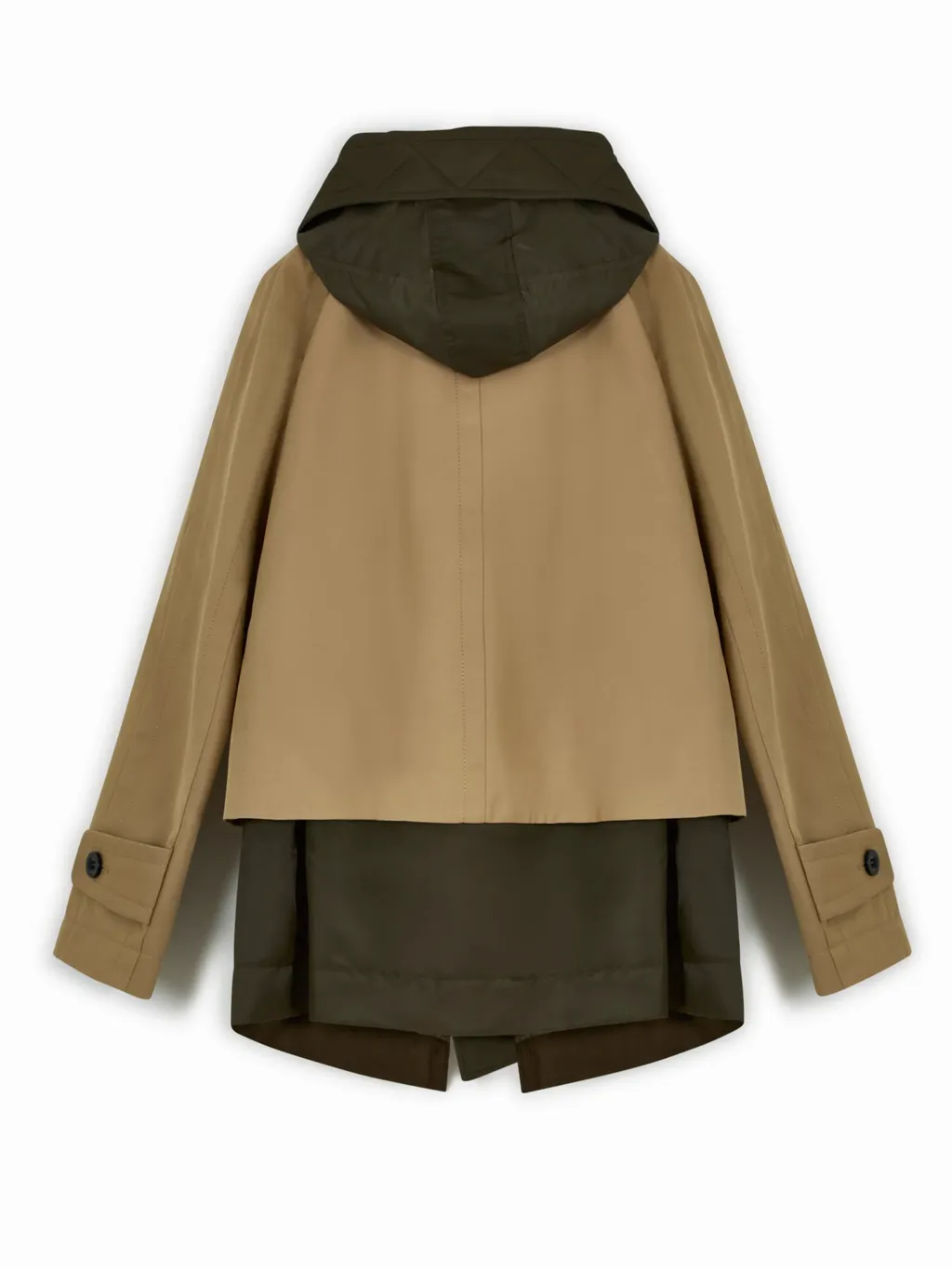 Quilted-Collar Jacket