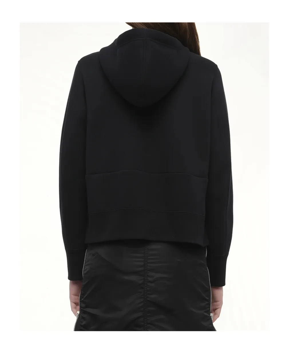 Sponge Zip-Front Kangaroo-Pocket Hoodie