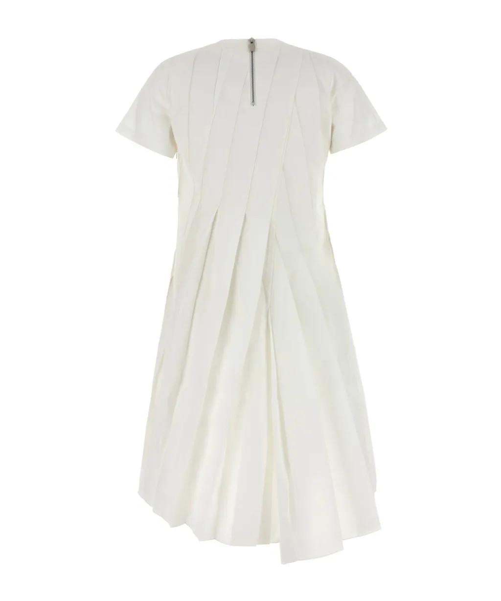 Asymmetric Poplin Dress
