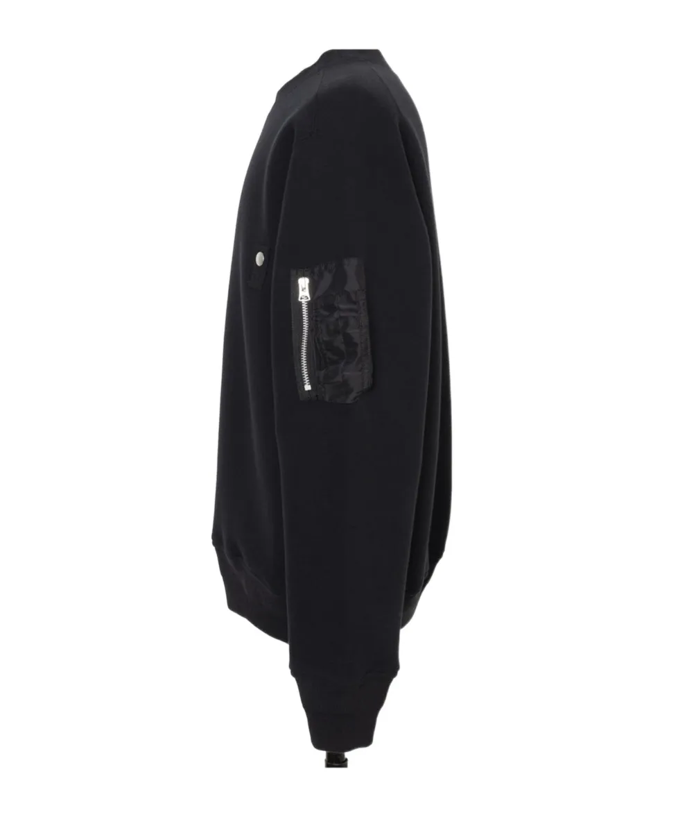 Crewneck Zip-Pocket Sweatshirt