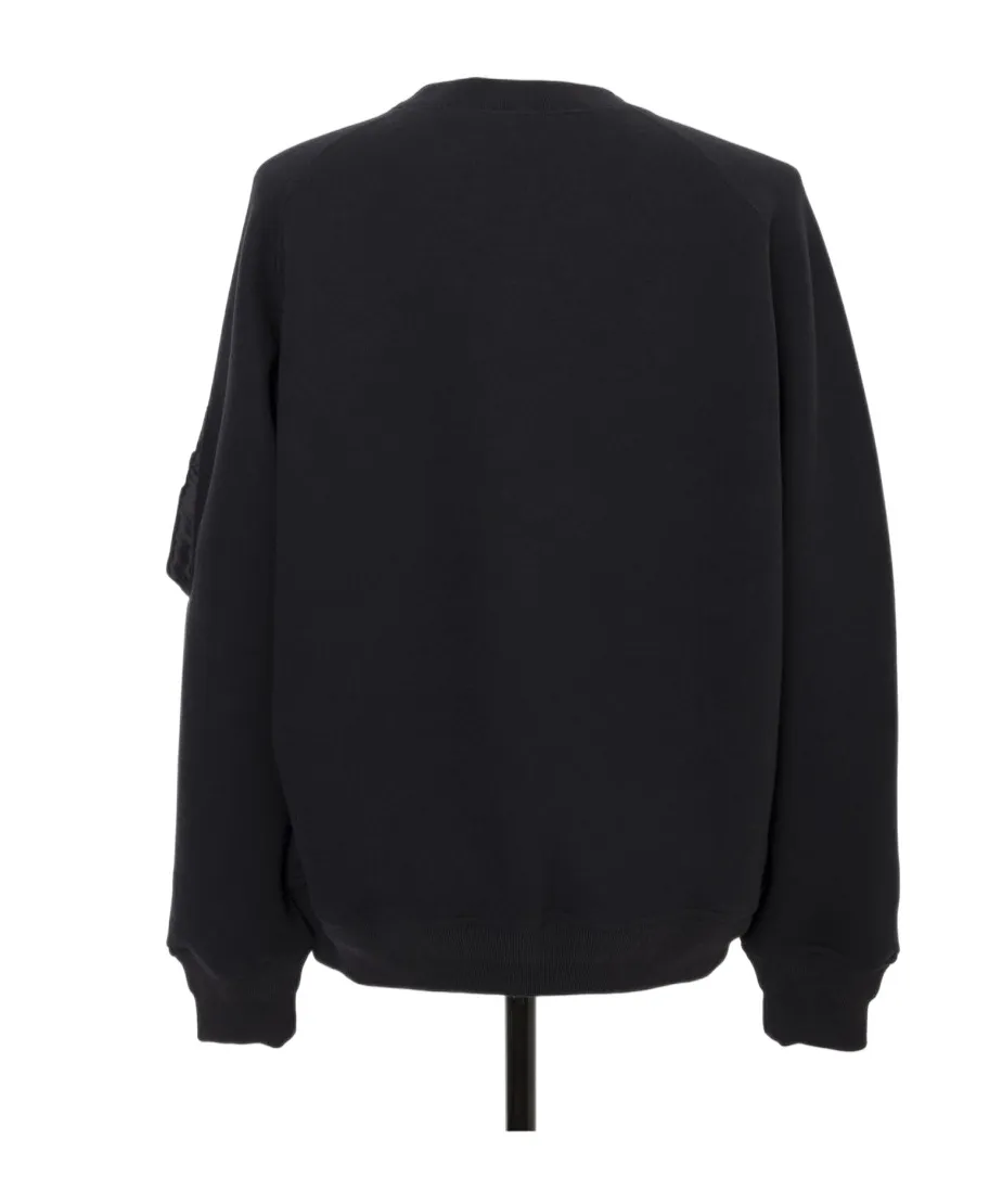 Crewneck Zip-Pocket Sweatshirt
