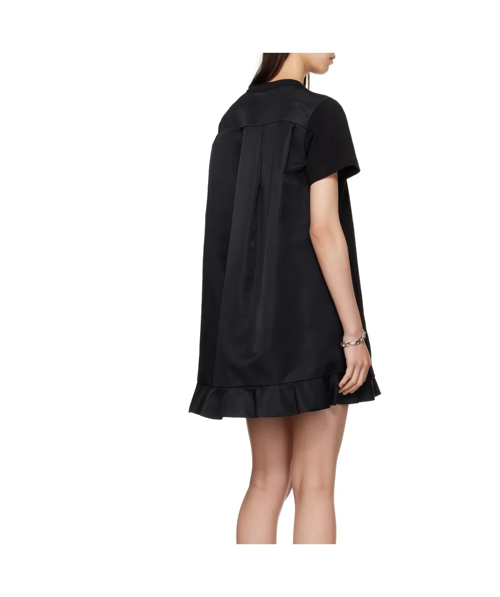 Pocket Ruffled Mini Day Dress
