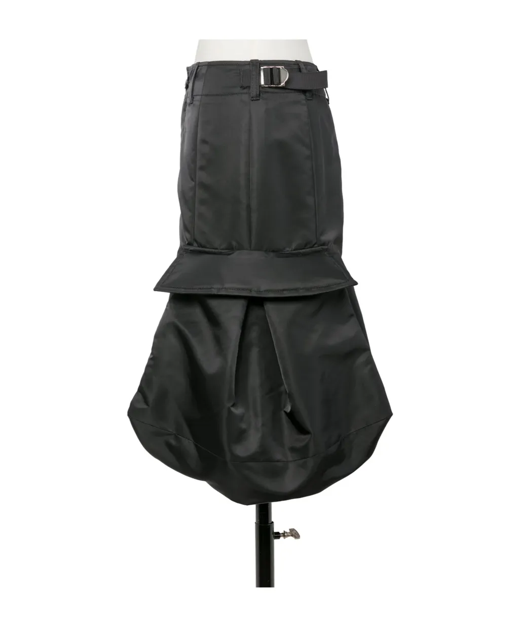 Cargo-Pocket Straight Skirt