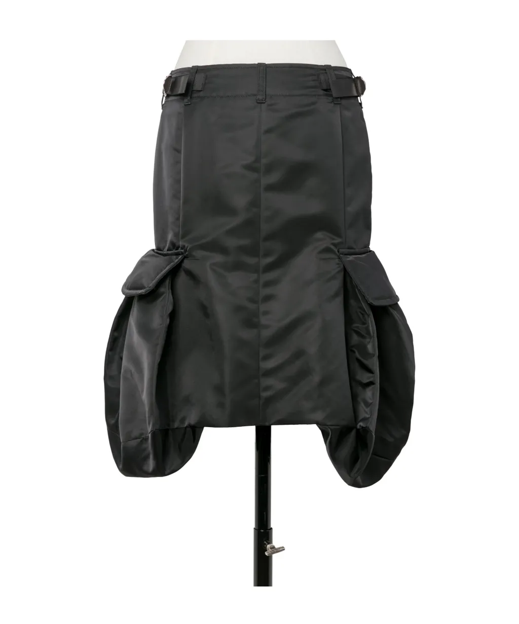 Cargo-Pocket Straight Skirt
