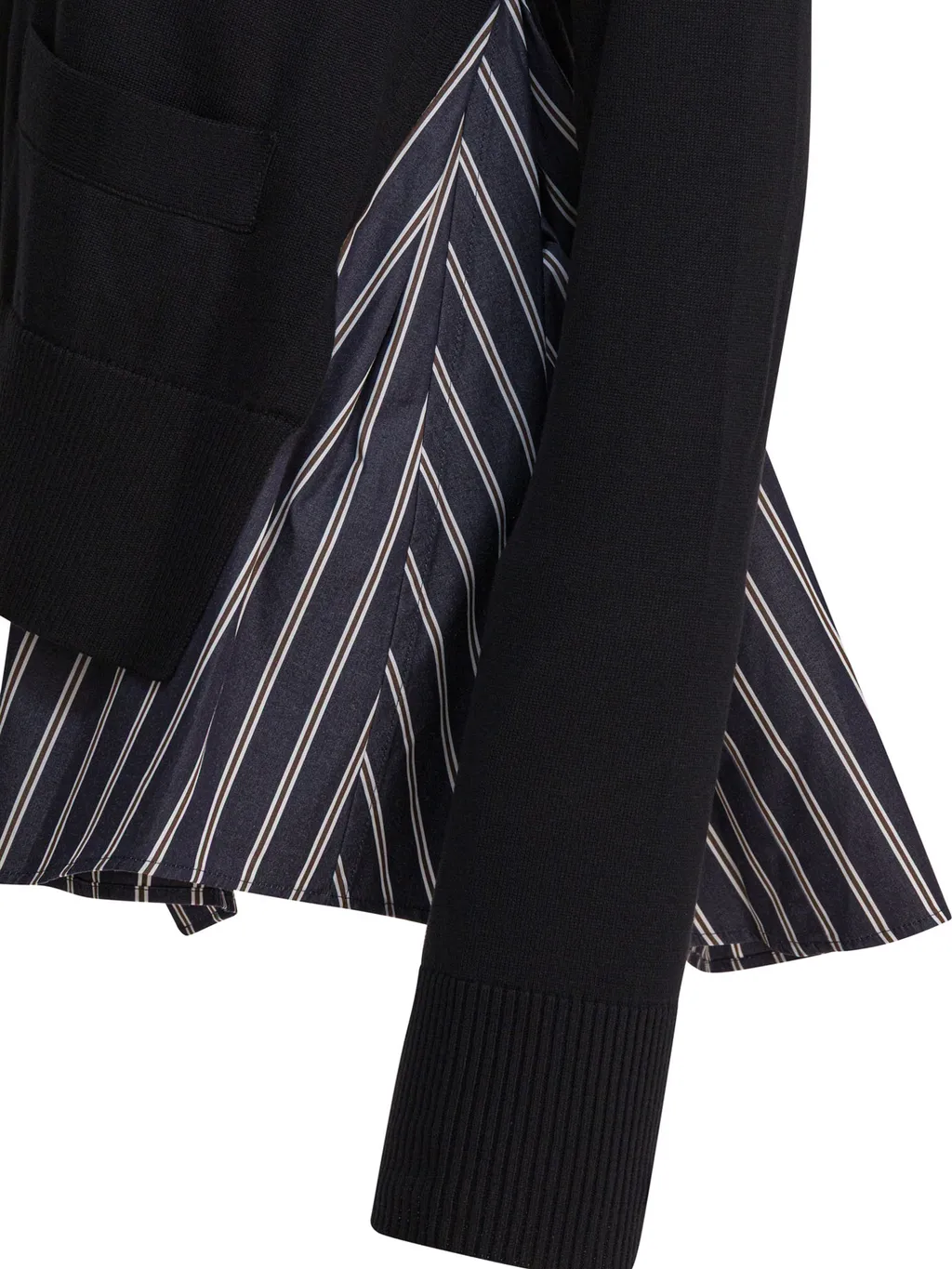 Long-Sleeved Knitted Cardigan