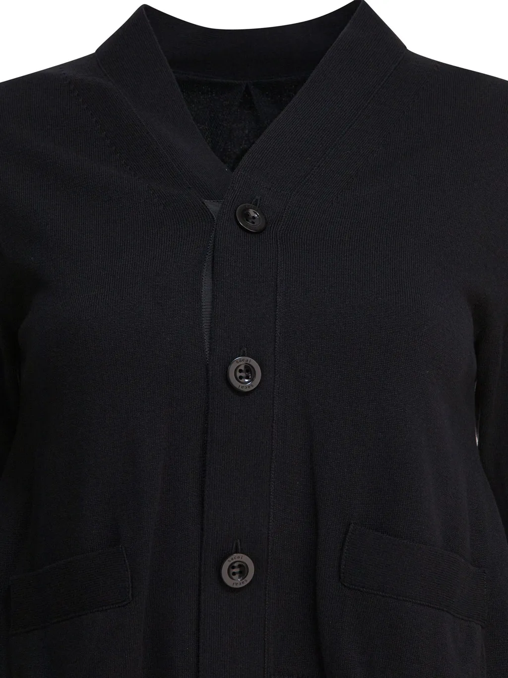 Long-Sleeved Knitted Cardigan