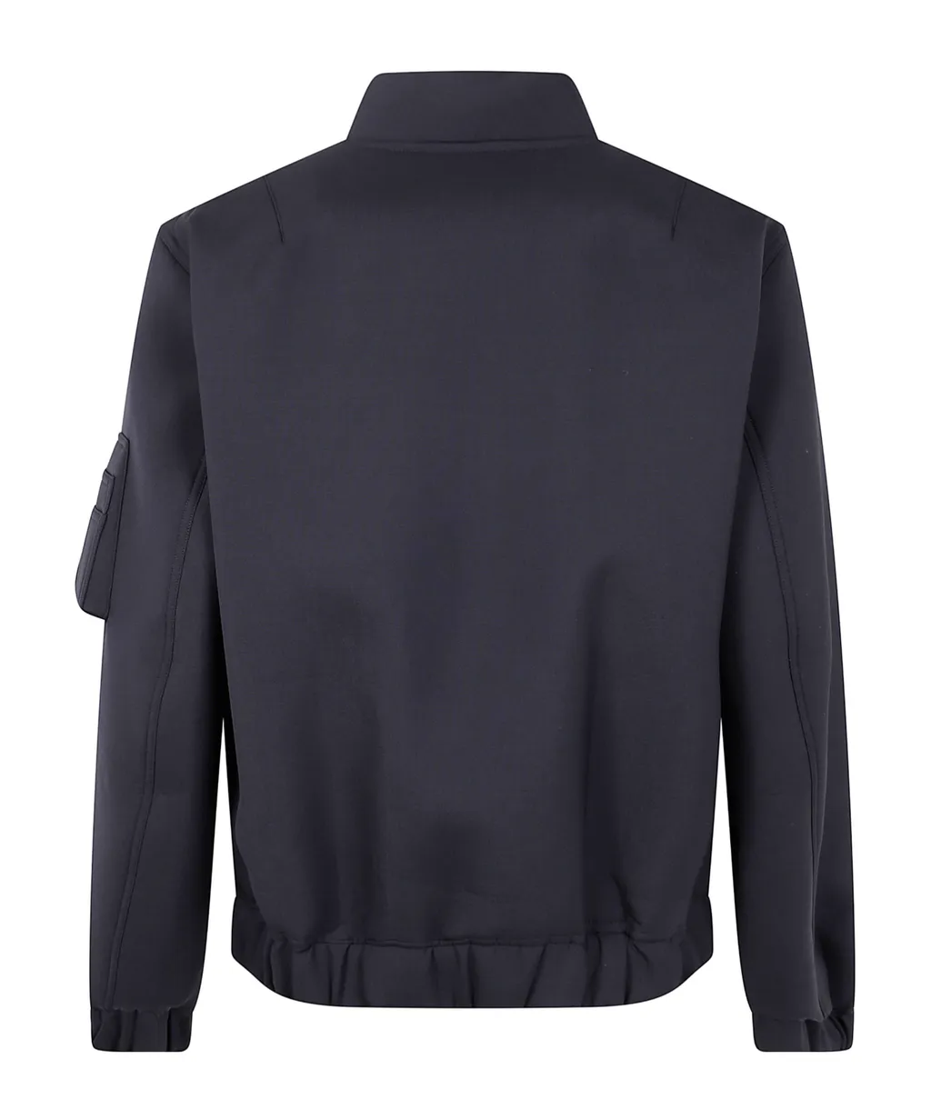 Long Sleeve Zipped Bomber Jacket