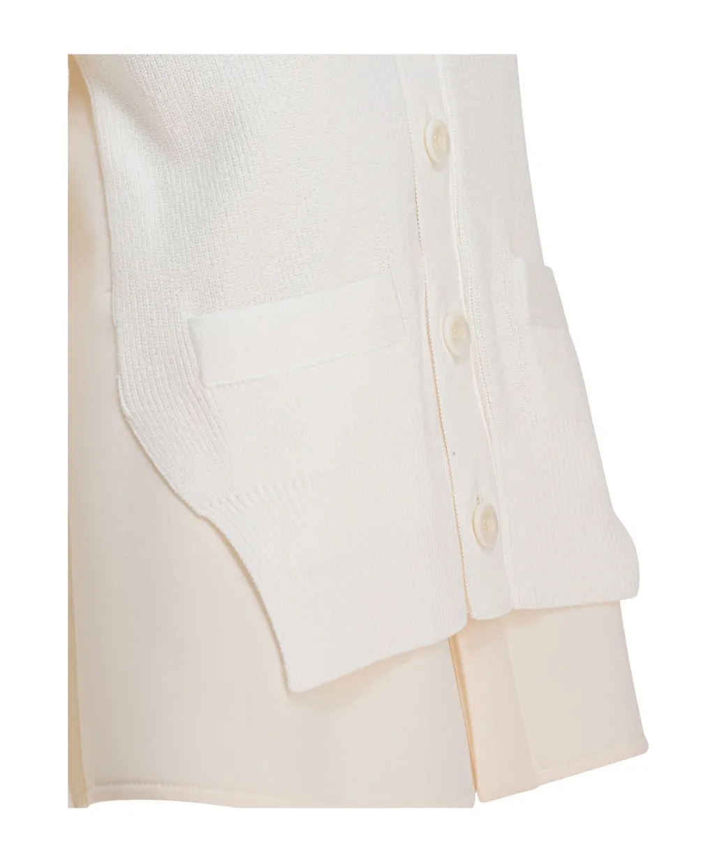 Button-Front Layered Shirt