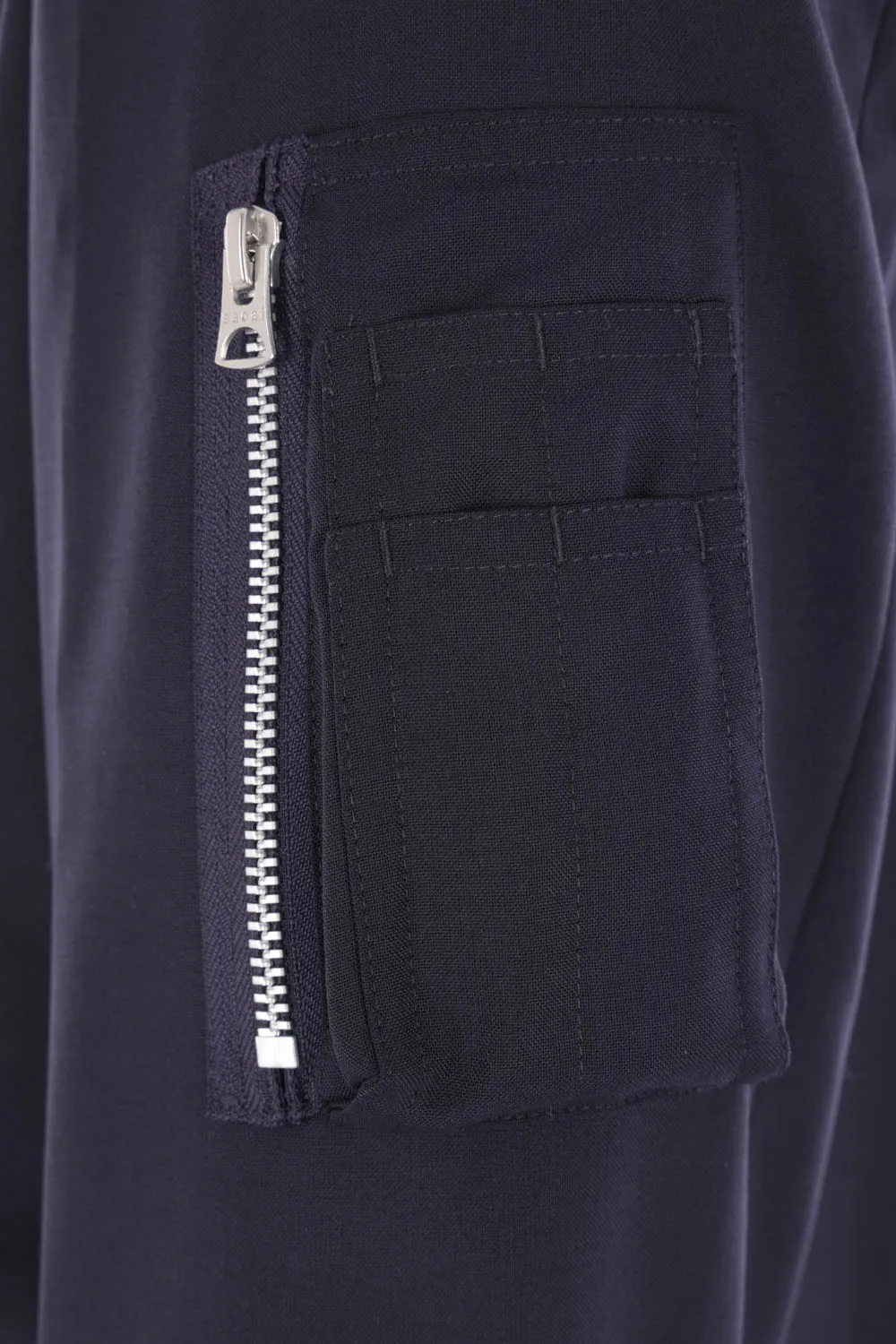 Layered Zip-Up Jacket