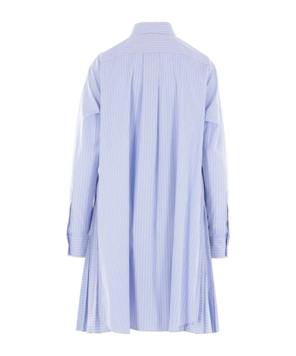 Collared Long-Sleeve Shirt Dress