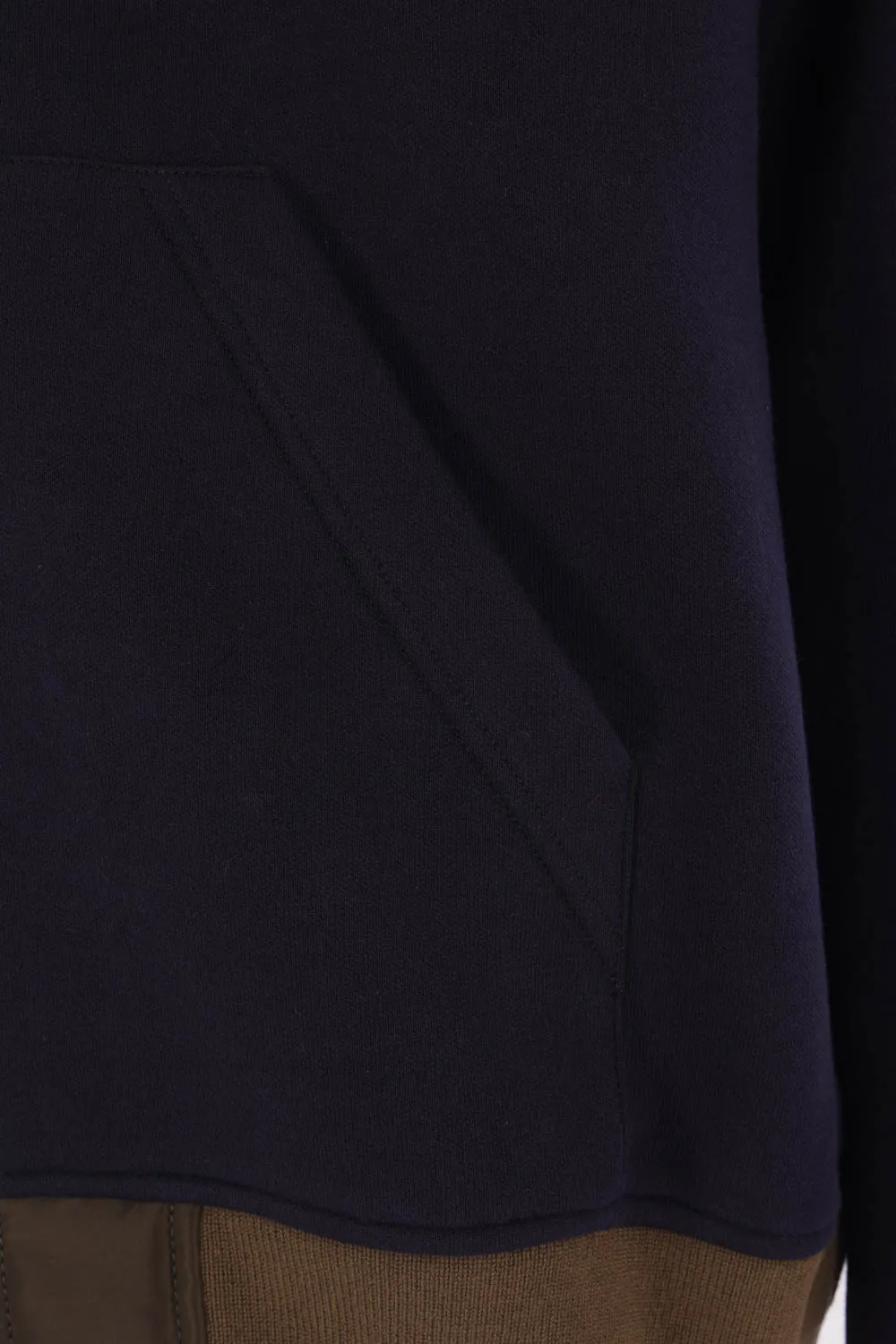 Colour-Block Zip-Up Hooded Jacket