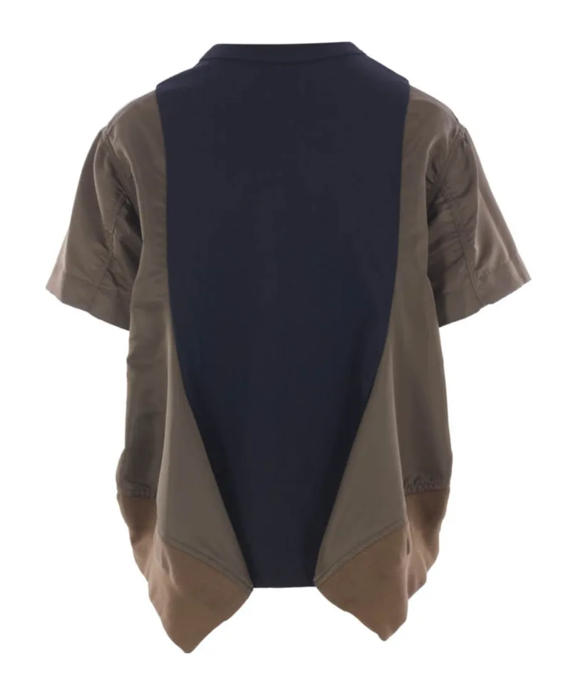 Panel Detailed Crewneck T-Shirt