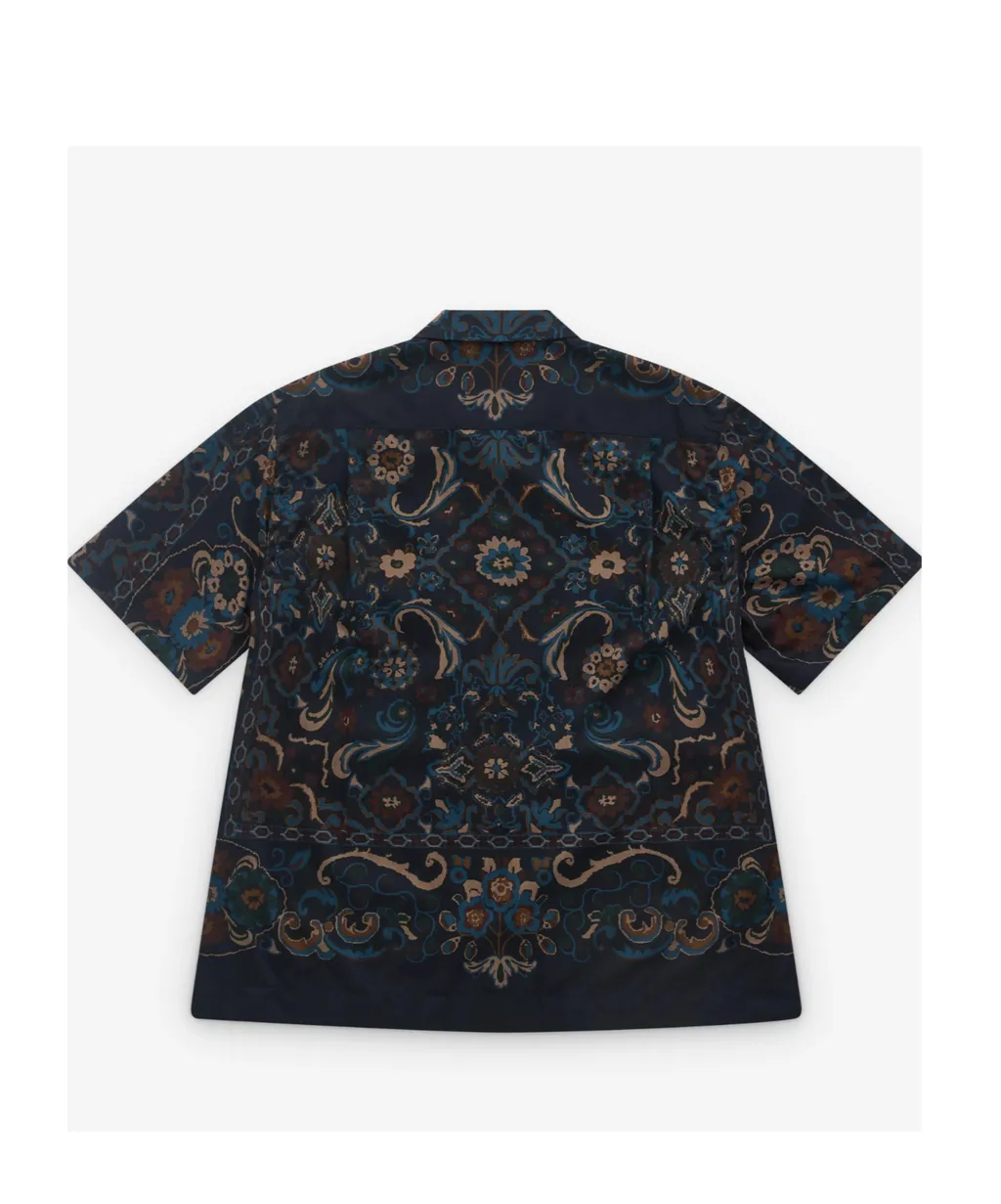 Paisley-Pattern Pocket Shirt