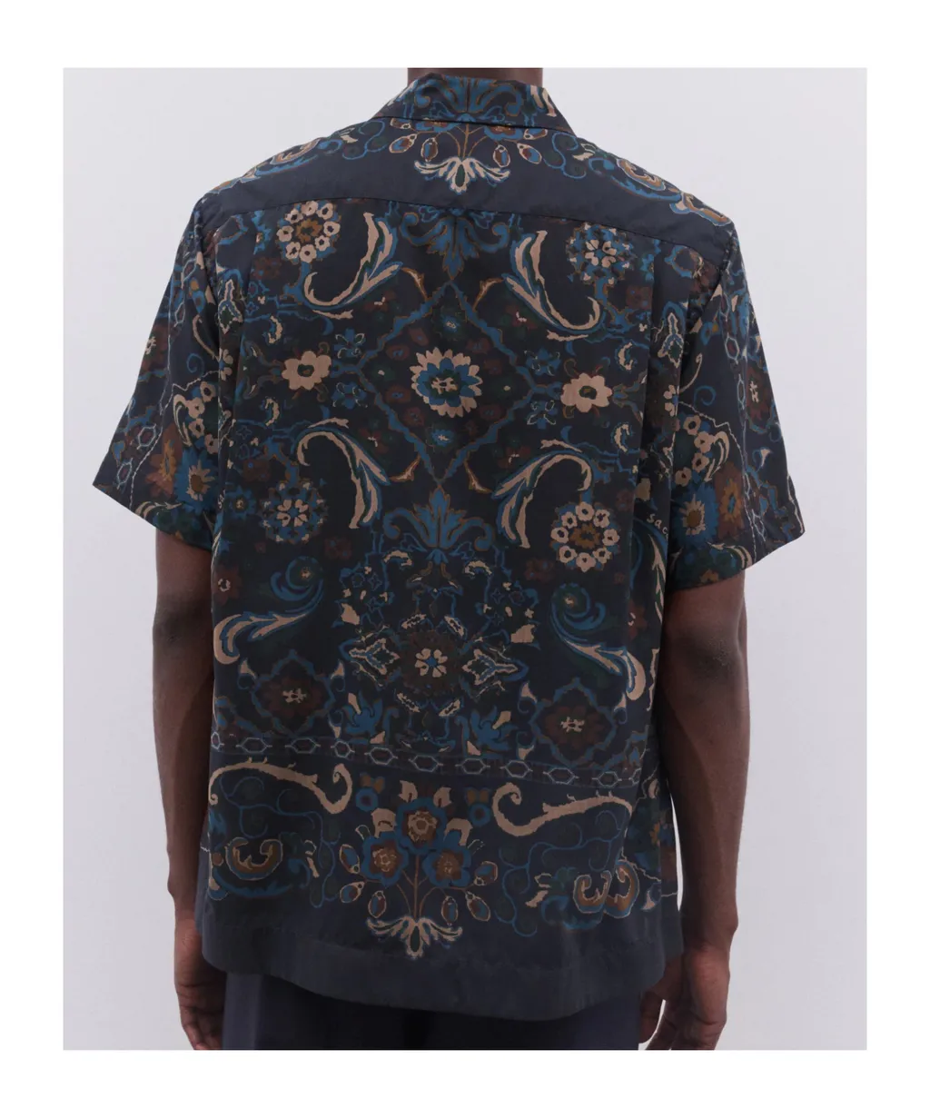 Paisley-Pattern Pocket Shirt