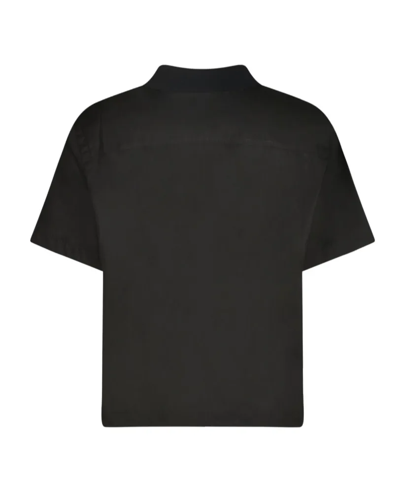 Drawstring Hem Polo Shirt