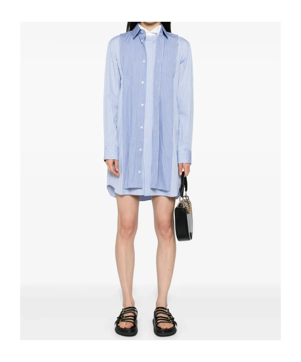 Striped Shirt Dress