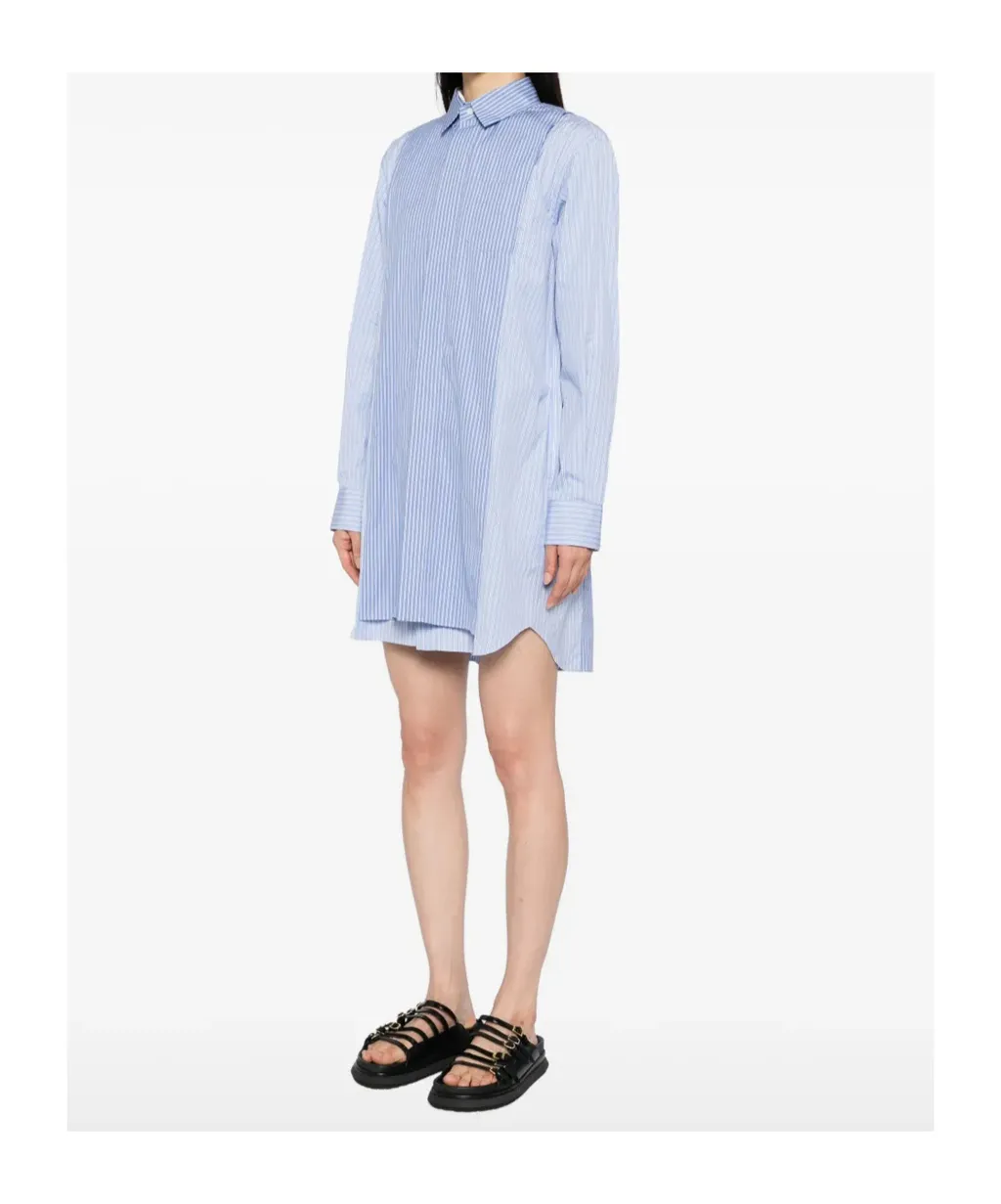 Striped Shirt Dress