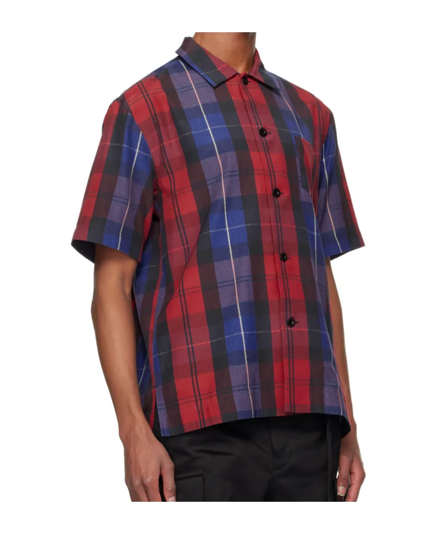 Plaid Short Sleeve Shirt