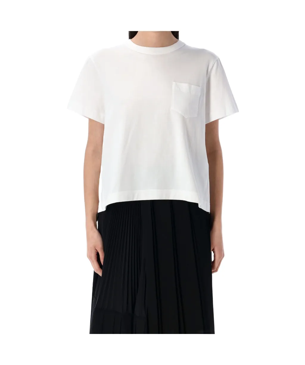 Ruffled Crewneck T-Shirt