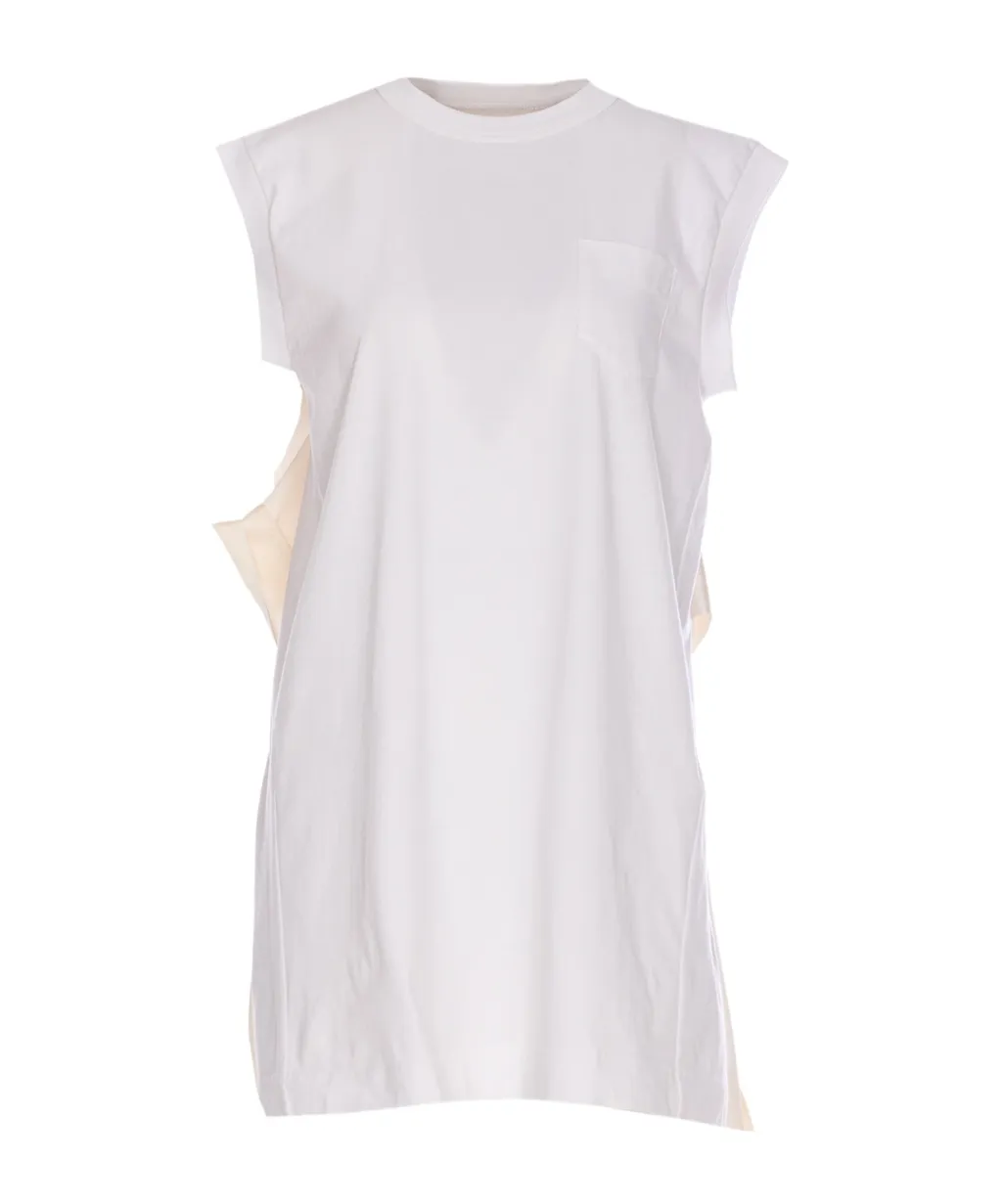 Crewneck Sleeveless Mini Dress