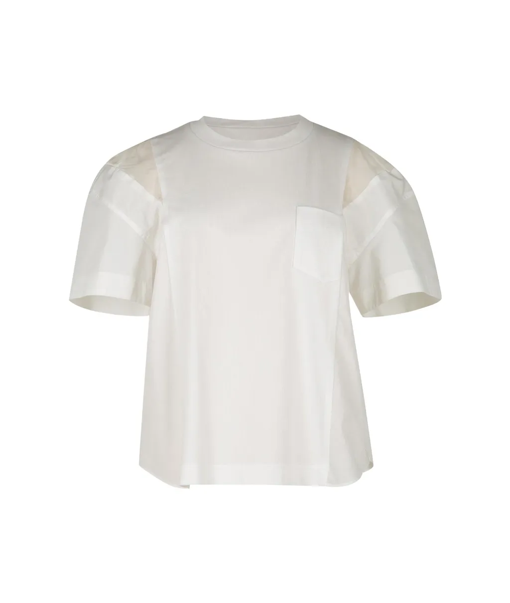 Poplin Jersey T-Shirt