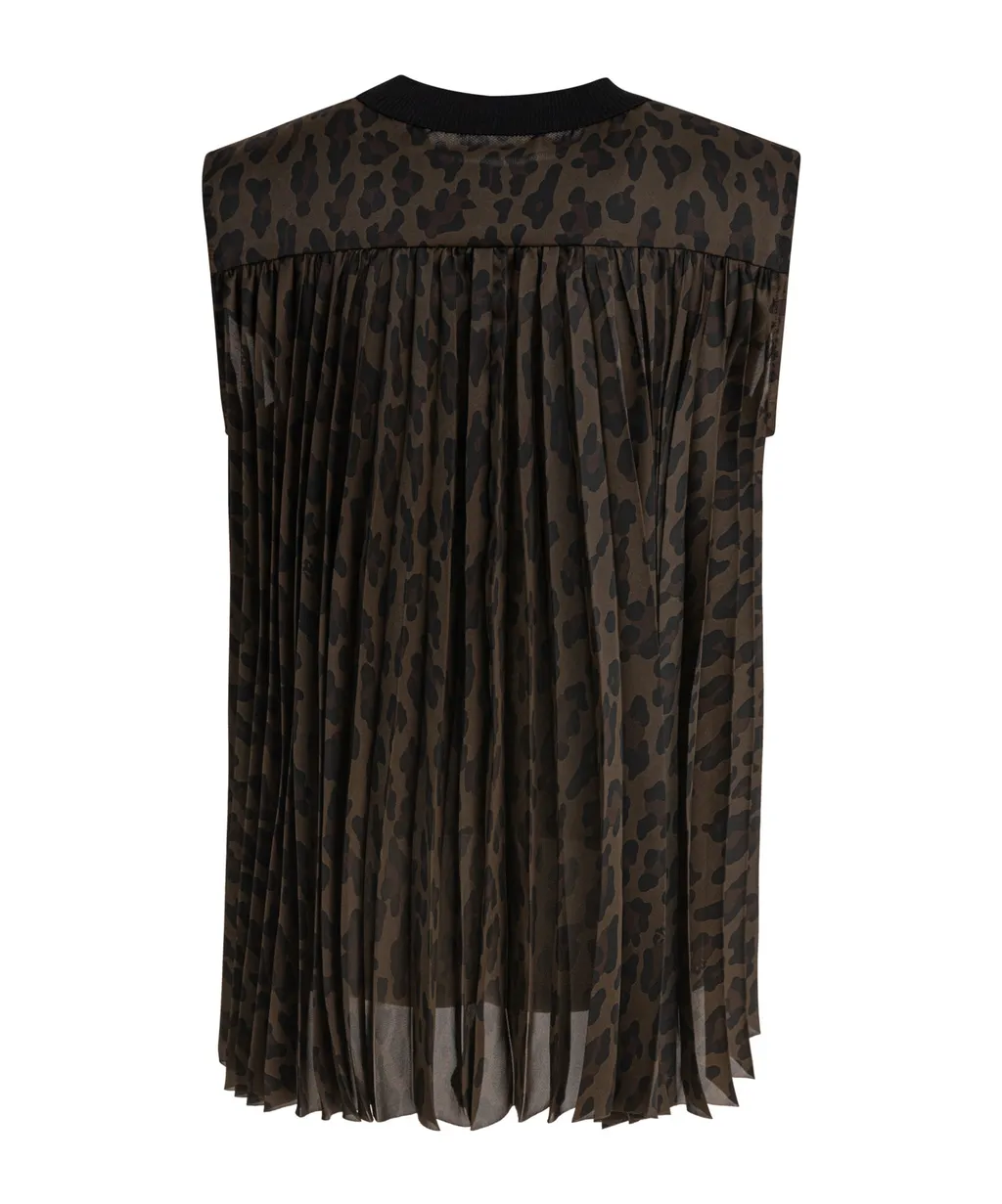 Printed Sleeveless Top