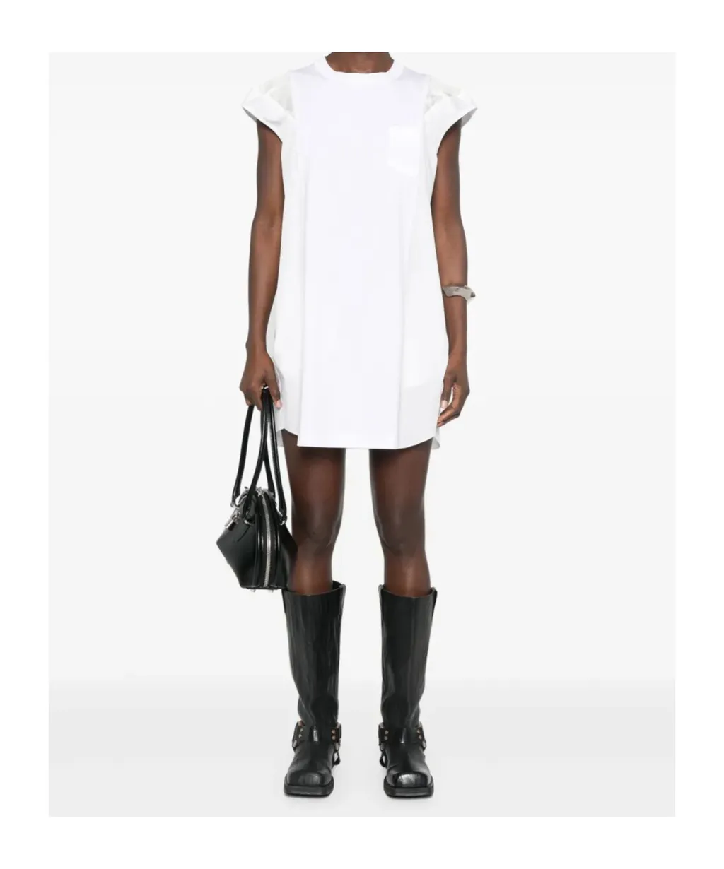 Layer-Detail Mini Dress