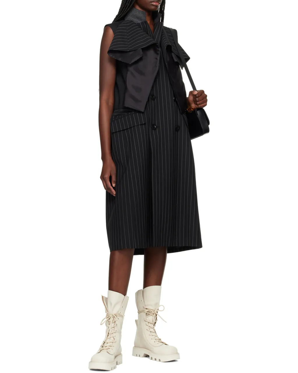 Wool Silk Suiting Dress