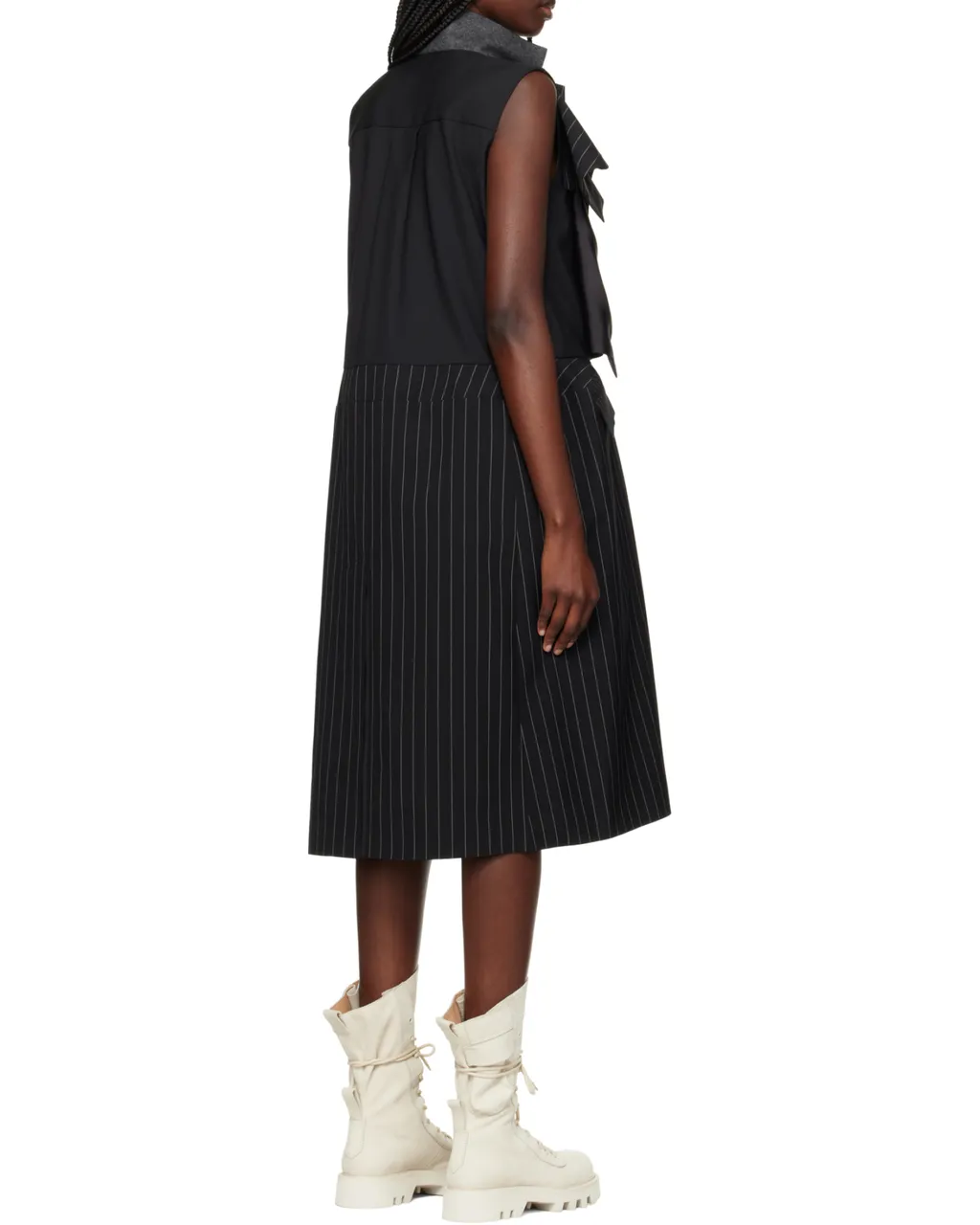 Wool Silk Suiting Dress