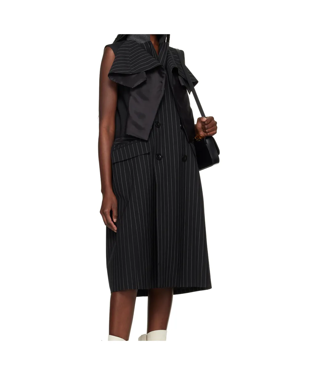 Wool Silk Suiting Dress