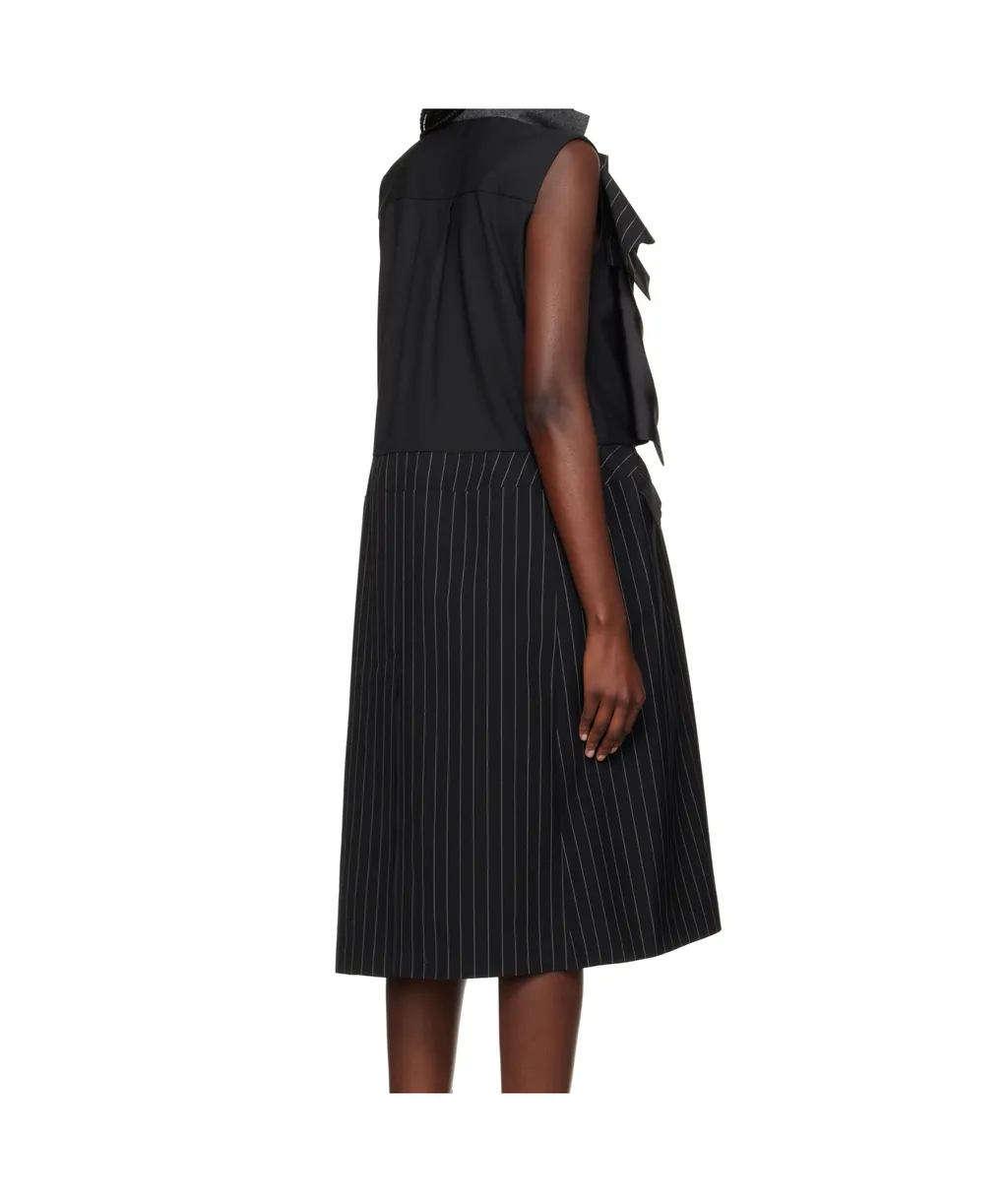 Wool Silk Suiting Dress
