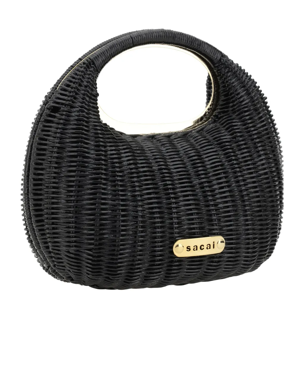 Logo Plaque Round Bag