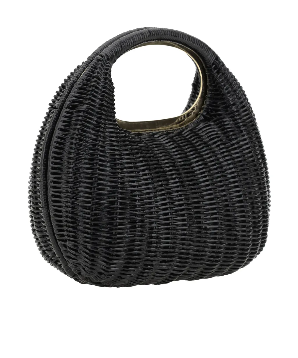 Logo Plaque Round Bag