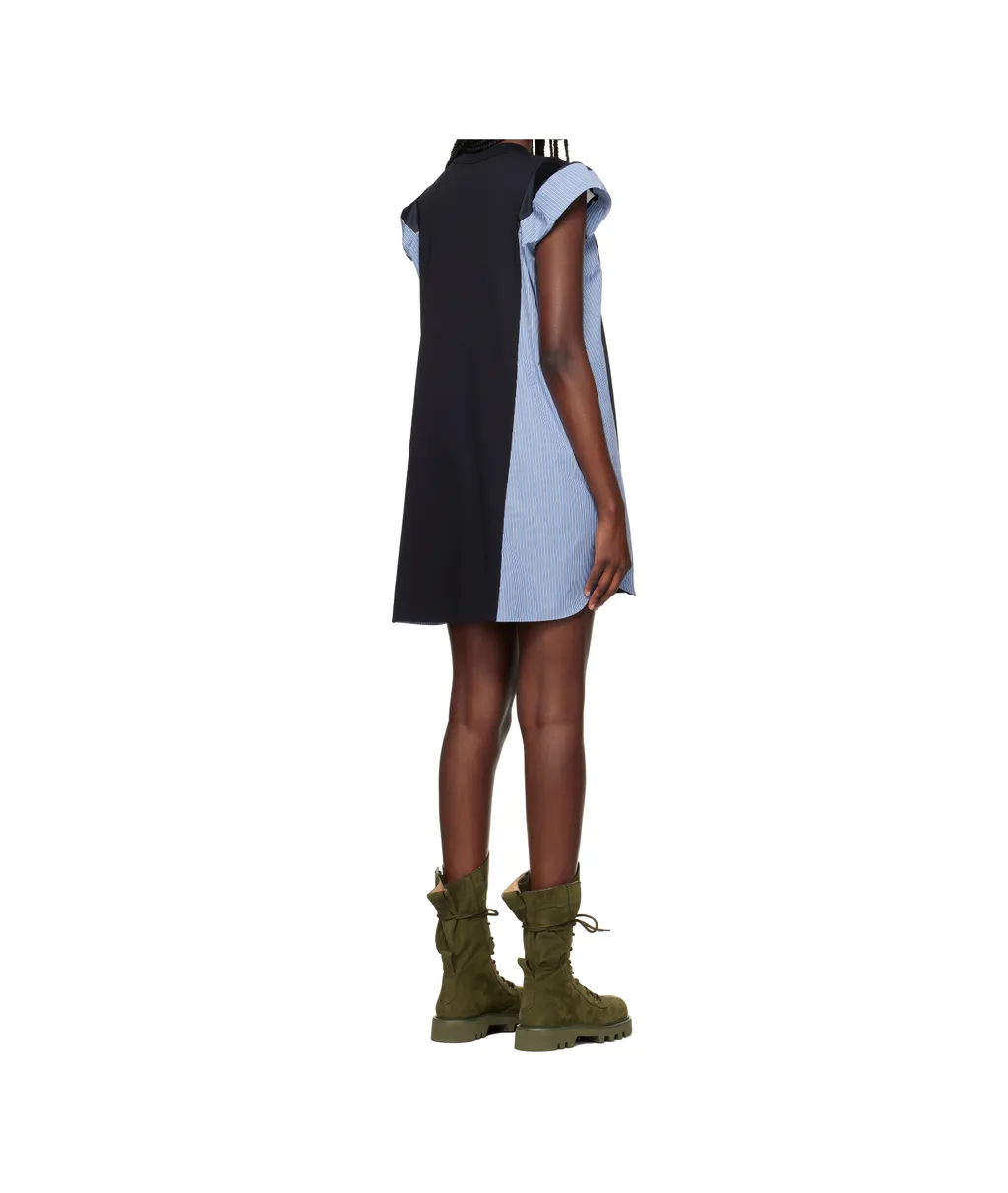 Stripe Detailed Mini Dress