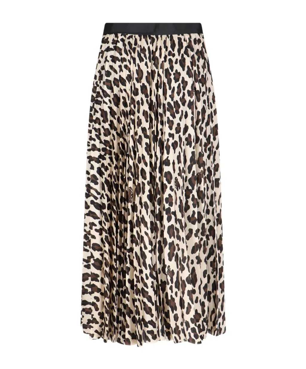 Leopard Print Skirt
