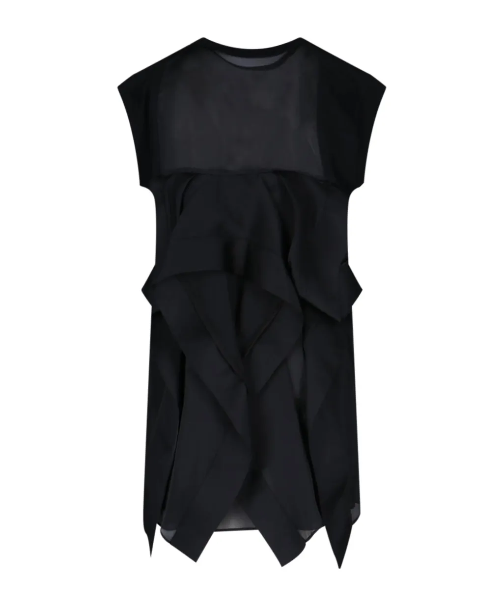 Crewneck Sleeveless Mini Dress