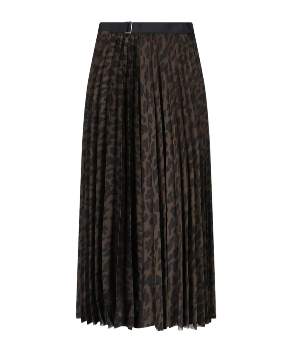 Leopard Print Skirt