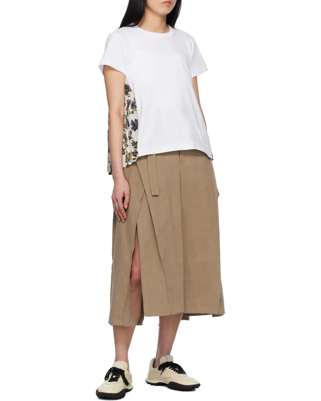 Denim Mix Skirt