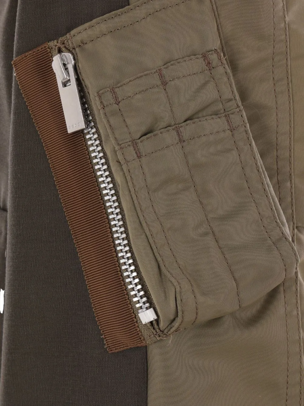 Concealed Fastened Cropped Jacket