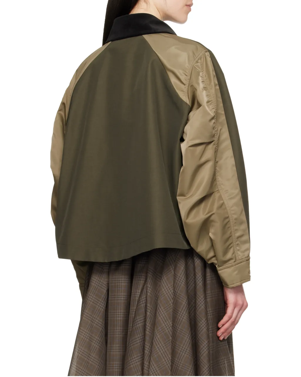 Concealed Fastened Cropped Jacket