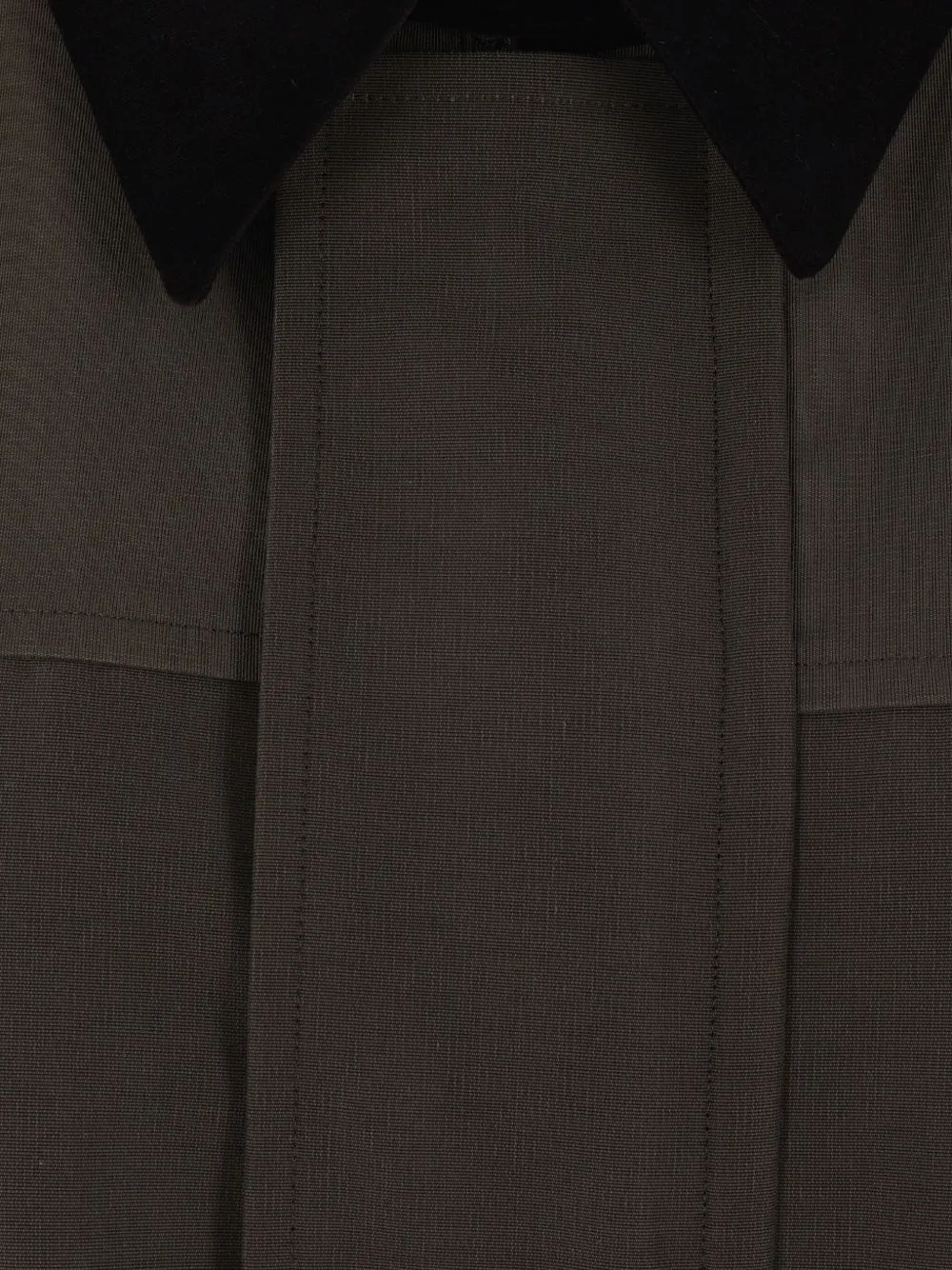 Concealed Fastened Cropped Jacket