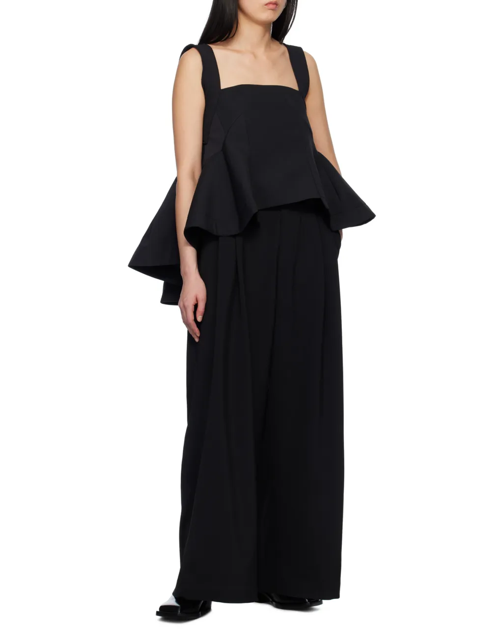 Sleeveless Suspenders Top