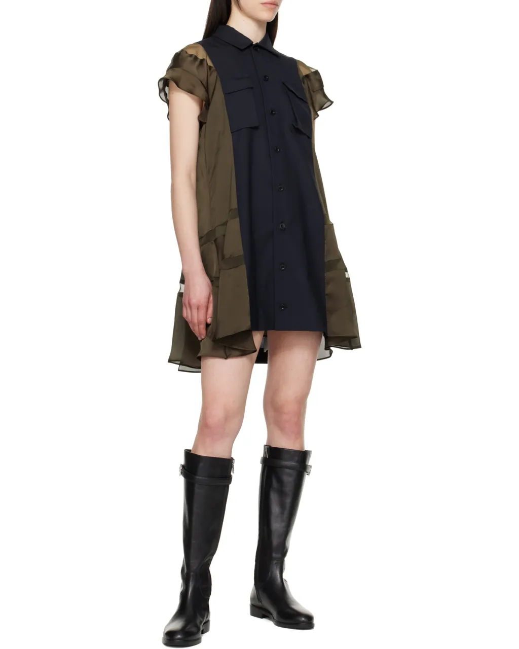 Panelled Mini Dress