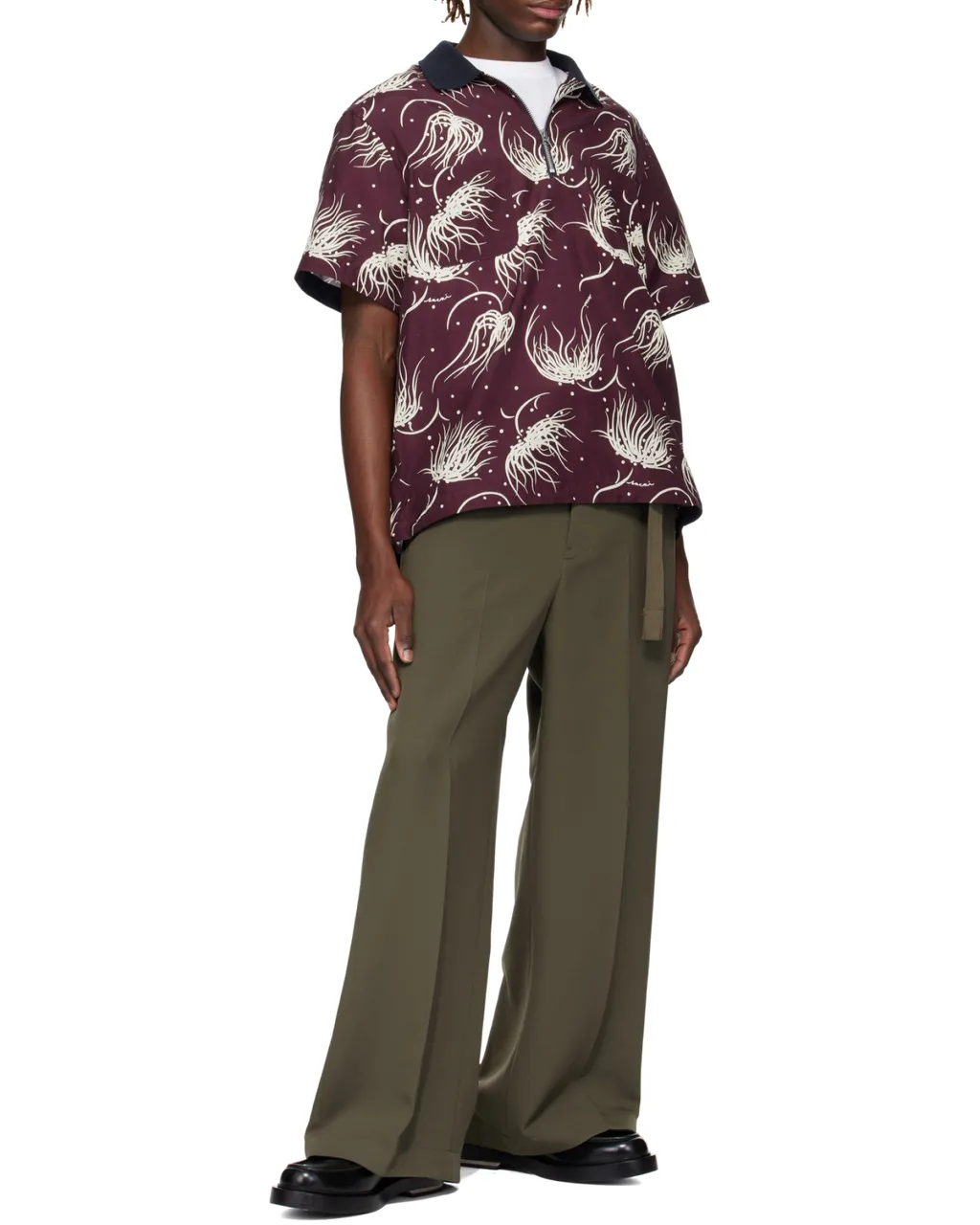 Lapel Short Sleeve Polo Shirt