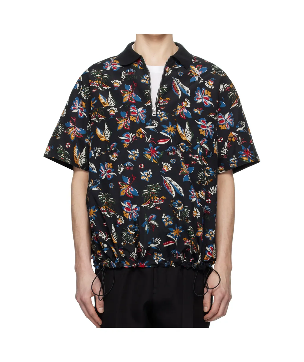 Lapel Short Sleeve Polo Shirt